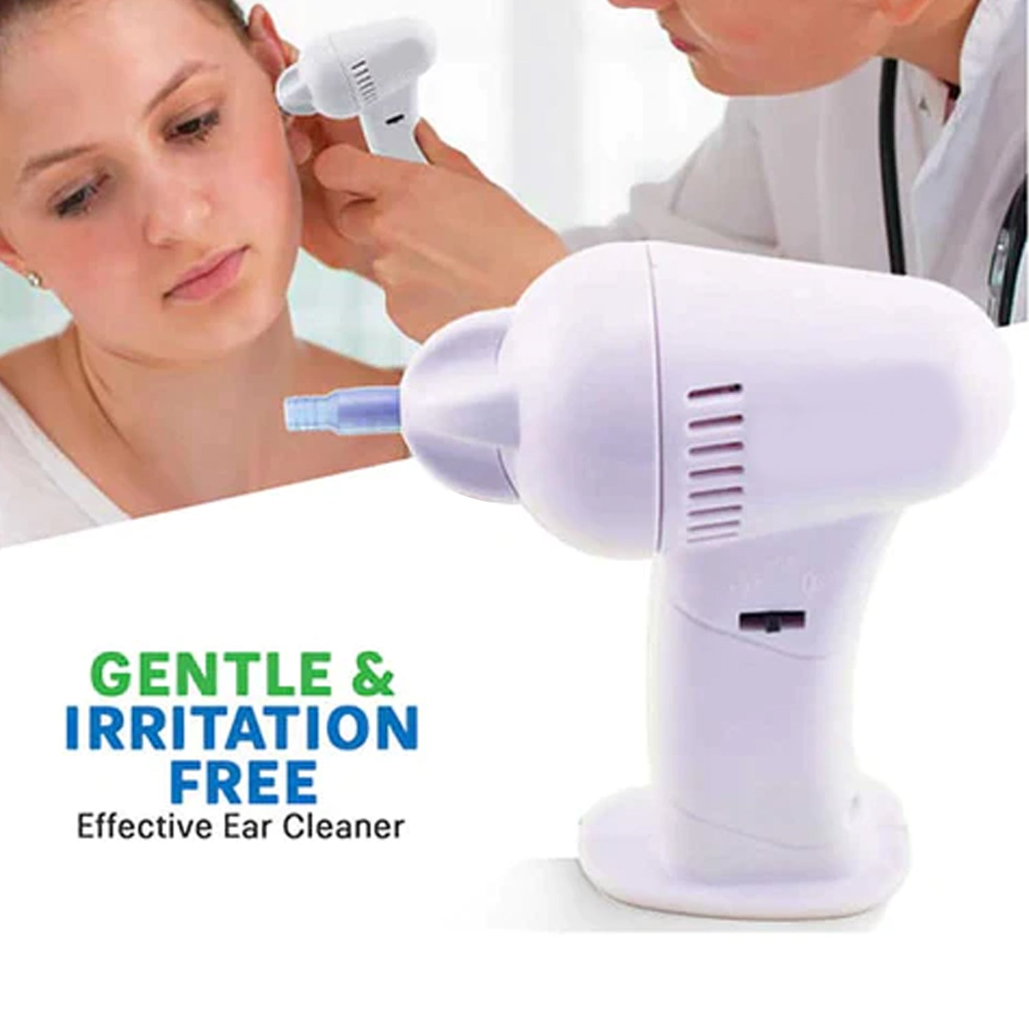7247 Vacuum Ear Cleaning System Clean Ears Care Removel Tool Earpick Cleaner Vacuum Removal Kit Safe Gentle Hygienic with 8 Silicon Cleaner Clips and Cleaning Brush 7247 Vacuum Ear Cleaning System Clean Ears Care Removel Tool Earpick Cleaner Vacuum Removal Kit Safe Gentle Hygienic with 8 Silicon Cleaner Clips and Cleaning Brush